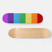 Skateboard drapeau arc-en-ciel (Horz)