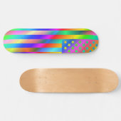 Skateboard Drapeau arc-en-ciel des États-Unis (Horz)