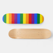 Skateboard Drapeau arc-en-ciel LGBT (Horz)