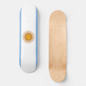 Skateboard Drapeau argentin (Recto)