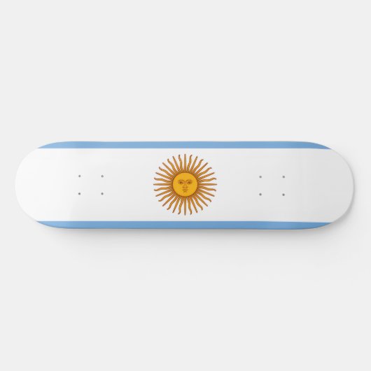 Skateboard Drapeau argentin (Horz)