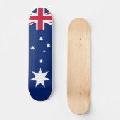Skateboard Drapeau australien stylisé (Recto)