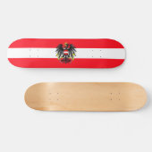 Skateboard Drapeau autrichien (Horz)