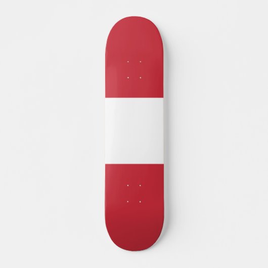 Skateboard Drapeau autrichien (Devant)