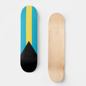 Skateboard Drapeau bahamien (Recto)