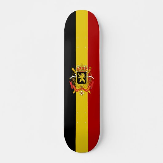 Skateboard Drapeau belge (Devant)