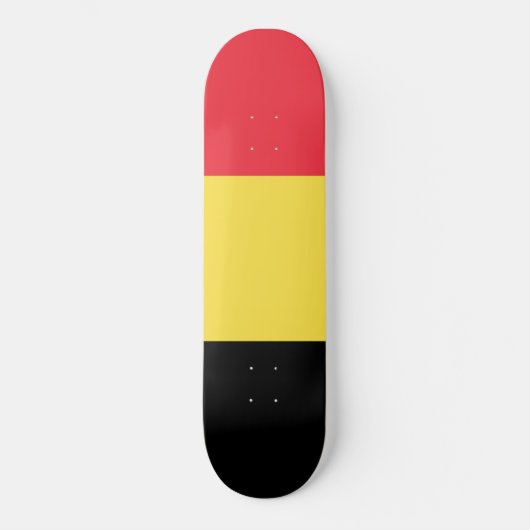 Skateboard Drapeau belge (Recto)