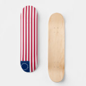 Skateboard Drapeau Betsy Ross Old Glory américain (Recto)
