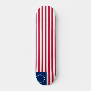 Skateboard Drapeau Betsy Ross Old Glory américain