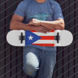 Skateboard Drapeau Boricua de Porto Rico 4Hector