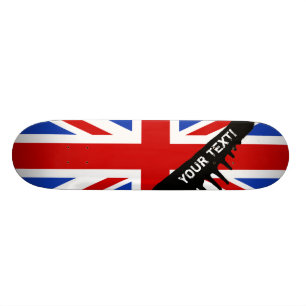 Skateboard Drapeau britannique du Royaume-Uni