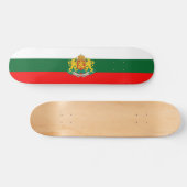 Skateboard Drapeau bulgare (Horz)