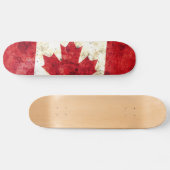 Skateboard Drapeau canadien (Horz)