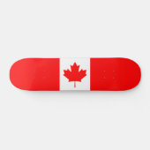 Skateboard Drapeau canadien (Horz)