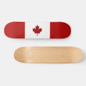 Skateboard Drapeau canadien (Horz)