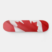 Skateboard Drapeau canadien (Horz)