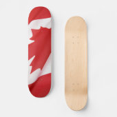 Skateboard Drapeau canadien (Recto)