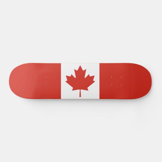 Skateboard Drapeau canadien patriotique (Horz)