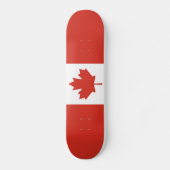 Skateboard Drapeau canadien patriotique (Recto)