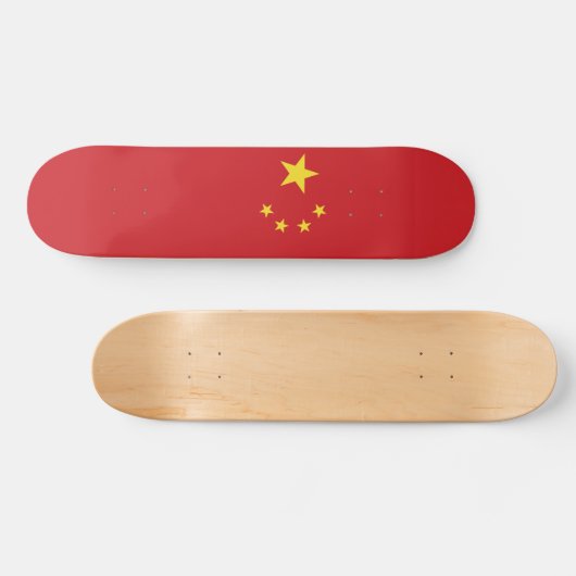 Skateboard Drapeau chinois (Horz)