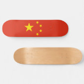 Skateboard Drapeau chinois (Chine) (Horz)