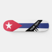 Skateboard Drapeau classique de Cuba (Horz)
