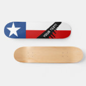 Skateboard Drapeau classique d'état du Texas (Horz)