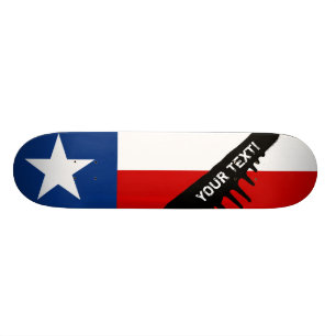 Skateboard Drapeau classique d'état du Texas