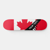 Skateboard Drapeau classique du Canada (Horz)
