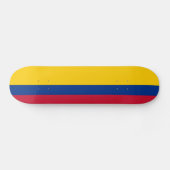 Skateboard Drapeau Colombie (Horz)