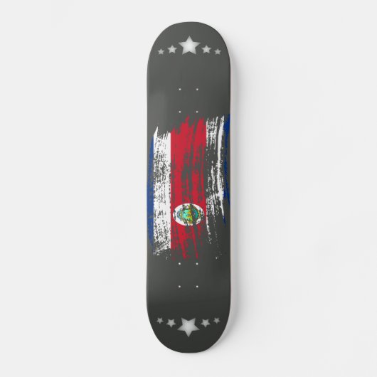 Skateboard Drapeau Cool du Costa Rica (Recto)