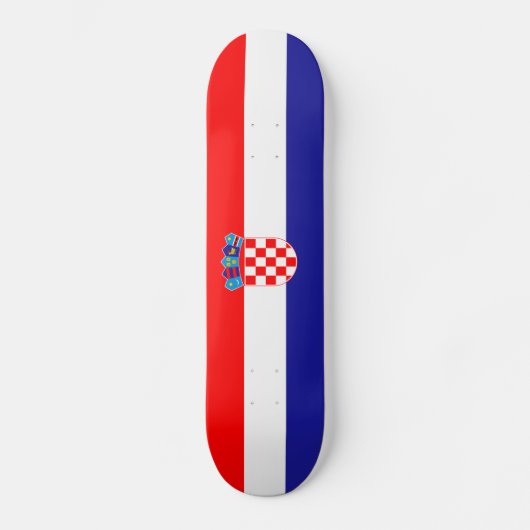 Skateboard Drapeau croate (Recto)