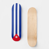 Skateboard Drapeau Cuba (Recto)