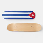 Skateboard Drapeau Cuba (Horz)