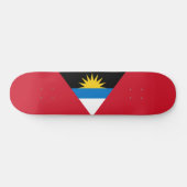 Skateboard Drapeau d'Antigua-et-Barbuda (Horz)