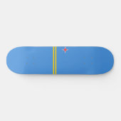 Skateboard Drapeau d'Aruba (Horz)