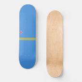 Skateboard Drapeau d'Aruba (Recto)