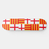 Skateboard Drapeau de Barcelone (Horz)