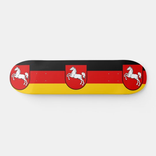 Skateboard Drapeau de Basse-Saxe (Horz)