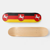 Skateboard Drapeau de Basse-Saxe (Horz)