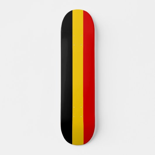 Skateboard Drapeau de Belgique (Devant)