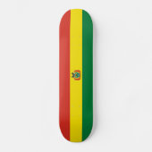 Skateboard Drapeau de Bolivie patriotique (Recto)