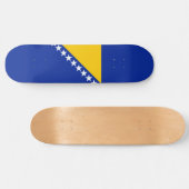 Skateboard Drapeau de Bosnie-Herzégovine (Horz)