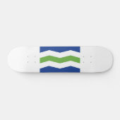 Skateboard Drapeau de Burlington, Vermont (Horz)