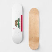 Skateboard Drapeau de Californie (Recto)