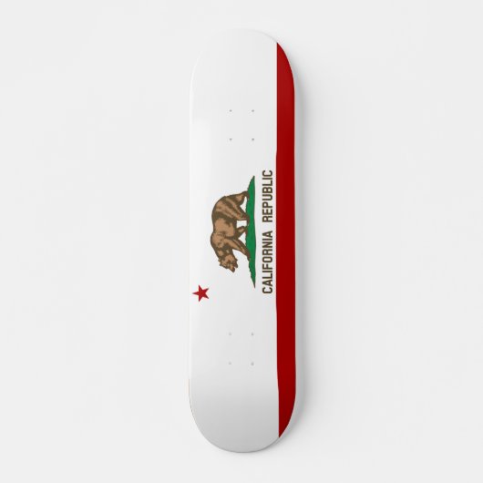Skateboard Drapeau de Californie (Devant)