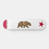 Skateboard Drapeau de Californie - Déconstruit (Horz)