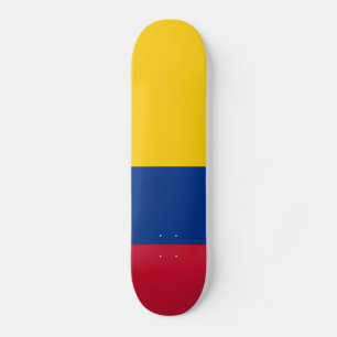 Skateboard Drapeau de Colombie