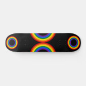 Skateboard DRAPEAU DE COURBE - STRIPES - Bagues de couleurs L (Horz)