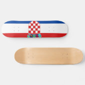 Skateboard Drapeau de Croatie (Horz)